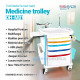 Medicine Trolley OneHealth OH-M01 Troli Medis Rumah Sakit Multifungsi