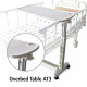 Meja Portable Pasien Onemed AT-3 Aluminium Overbed Table