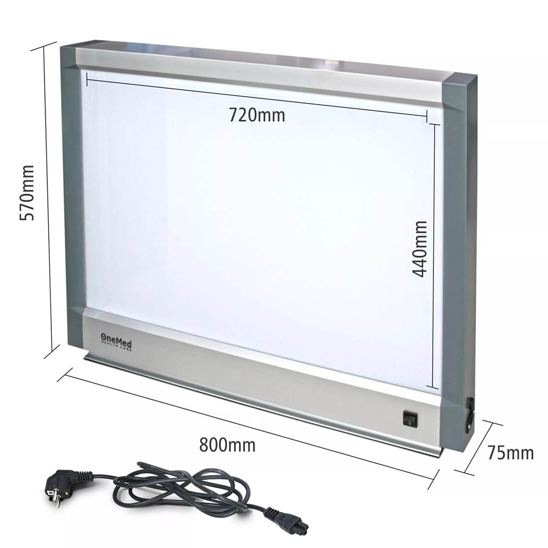 X-Ray Film Viewer ONEMED Double Slide Lampu LED Rontgen