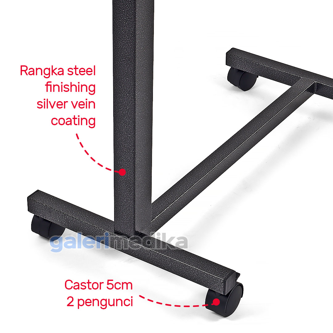 Meja Portable Pasien Indomed Overbed Table