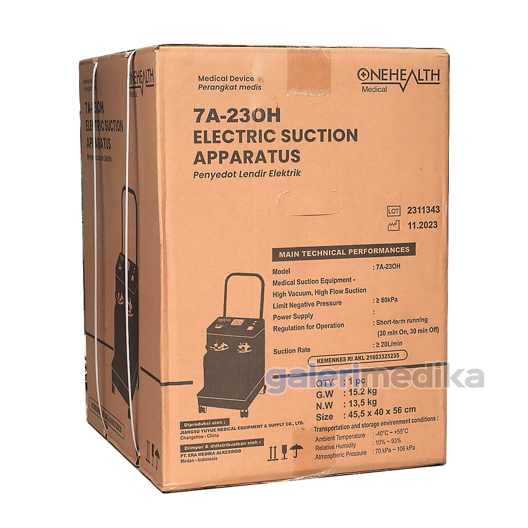 Suction Pump OneHealth 7A-23D Electric Suction Apparatus