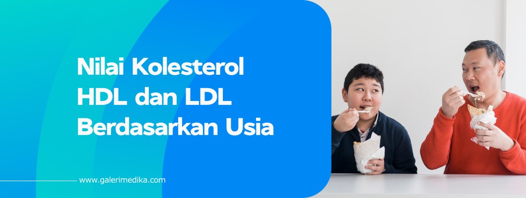 Nilai Kolesterol HDL dan LDL Berdasarkan Usia